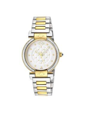 NWT Gv2 By Gevril Berletta Quartz Diamond White Dial Ladies Watch